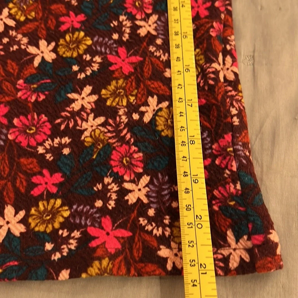 💕💕HPx3 Boho💕💕NWOT. Maeve / Anthropologie top. Textured, floral fabric - Picture 7 of 9